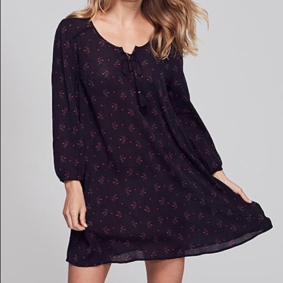 Adam Levine Collection Dresses & Skirts - Black Flower Print Dress